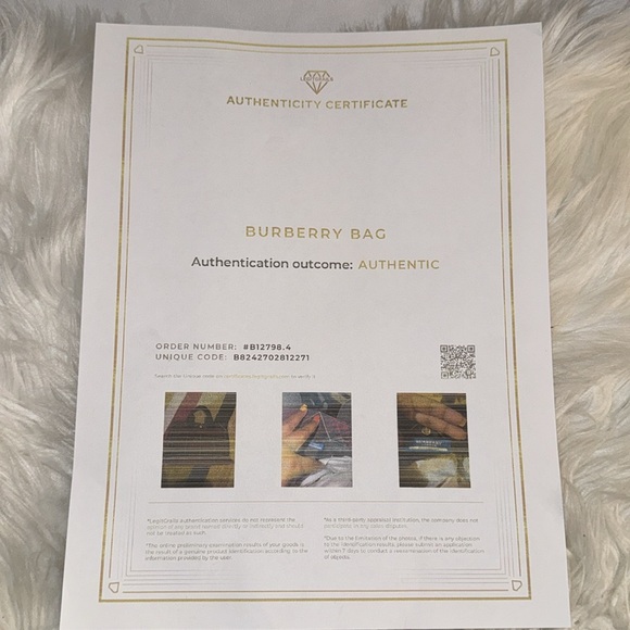 PRE LOVED BURBERRY NOVA CHECK BLUE LABEL HAND BAG NYLON RED AUTH GUC with COA - Picture 9 of 9